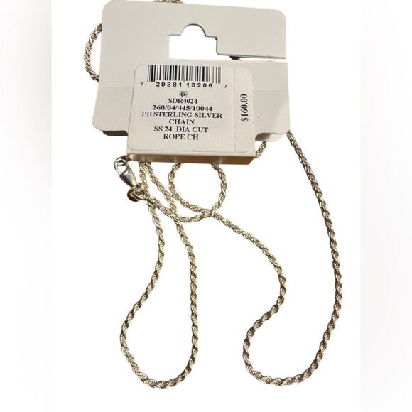 Giani Bernini Sterling Silver Rope Chain 24” Necklace - Picture 3 of 7